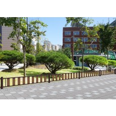 잔디보호 목재휀스